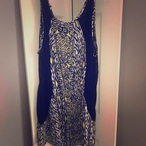 Rainbow. Cute geoprint  romper. NWOT!